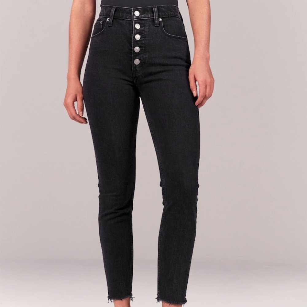 Abercrombie High Rise Skinny Ankle
